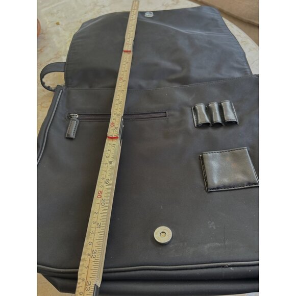 NINE West Black Business Tote Bag Laptop Case - Picture 6 of 16